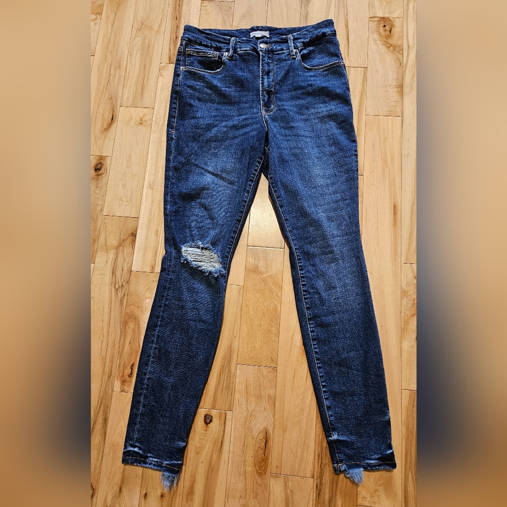 Good American Dark Blue Skinny Jeans